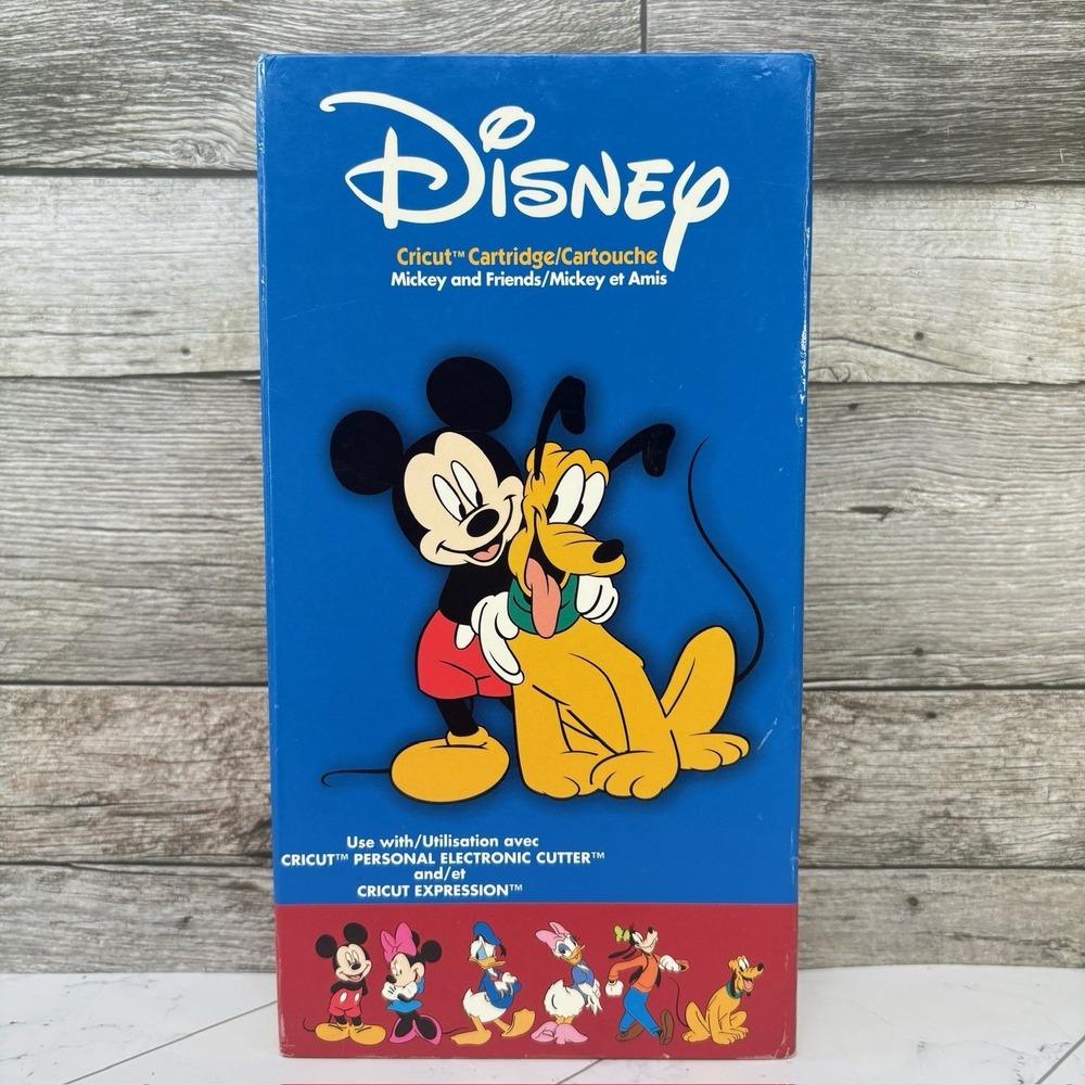 Disney Mickey And Friends Cricut Cartridge Complete